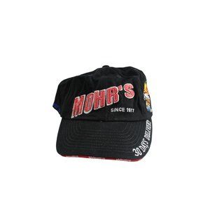 Mohrs Baseball Hat Truckers Cap Black Adjustable Golfer 88081